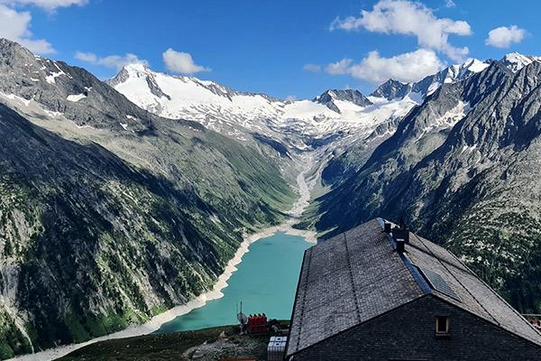 Aussicht von der Olperer Hütte