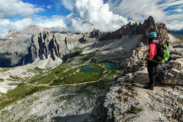 Piani Alpine Glacer Lakes in Italien
