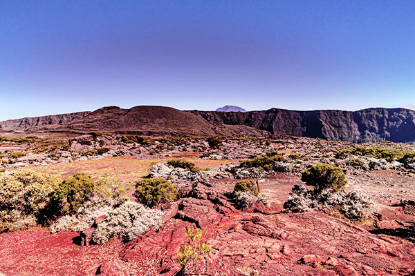 Landschaft am Piton de la Fournaise