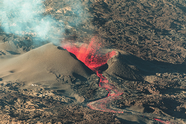 Vulkanausbruch, Piton de la Fournaise