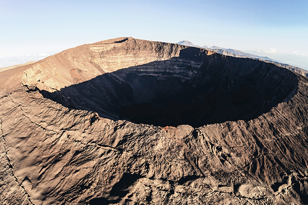 Vulkankrater des Piton de la Fournaise