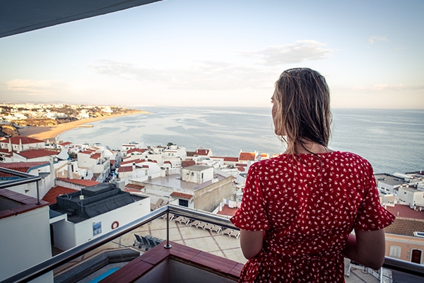 Ausblick vom Hotelbalkon