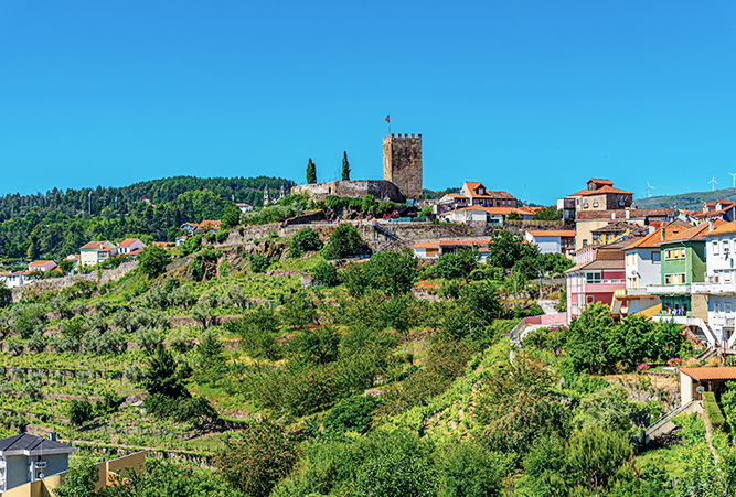 Lamego Castle im Douro Tal