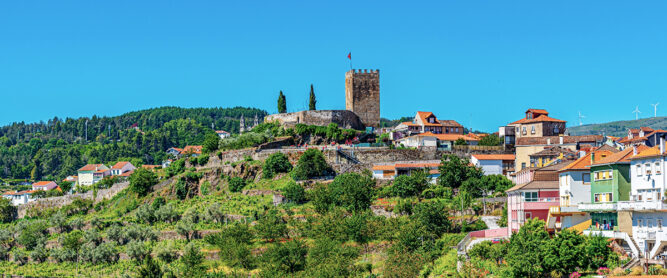 Lamego Castle im Douro Tal