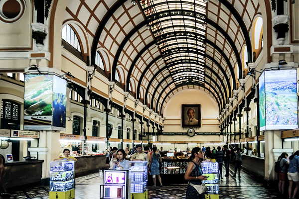 Hauptpostamt Ho Chi Minh, Vietnam