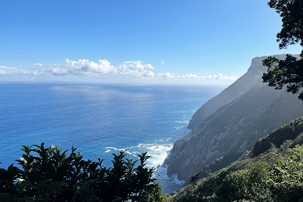 Ausblick vom Wanderweg an der Nordküste Madeiras