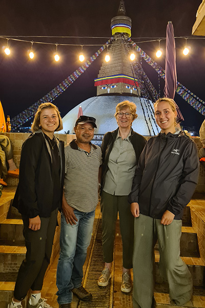 Reisegruppe in Kathmandu, Nepal