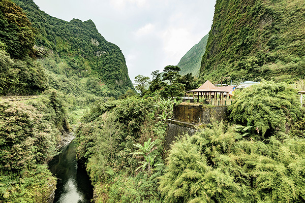 Das üppig grüne La Réunion