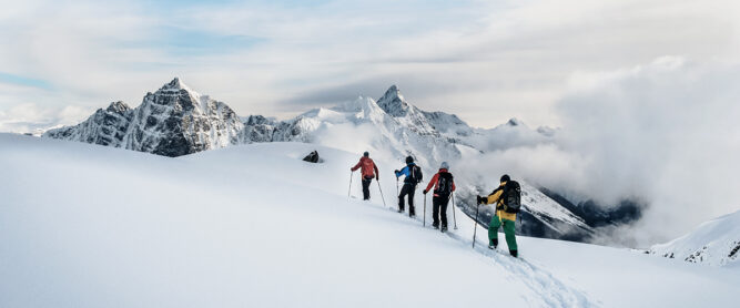 Skitour in den Rocky Mountains