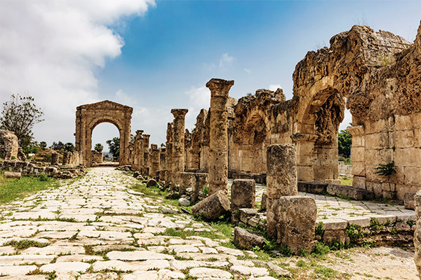 Ruinen in Tyros, Libanon