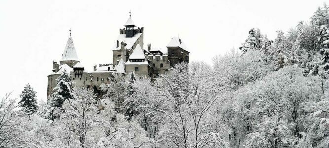 Das Schloss Bran in Rumänien