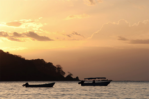 Santa Catalina Sonneuntergang, Panama