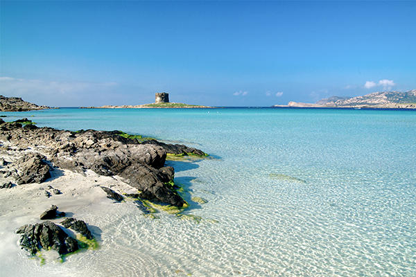 Strand La Pelosa in Stintino