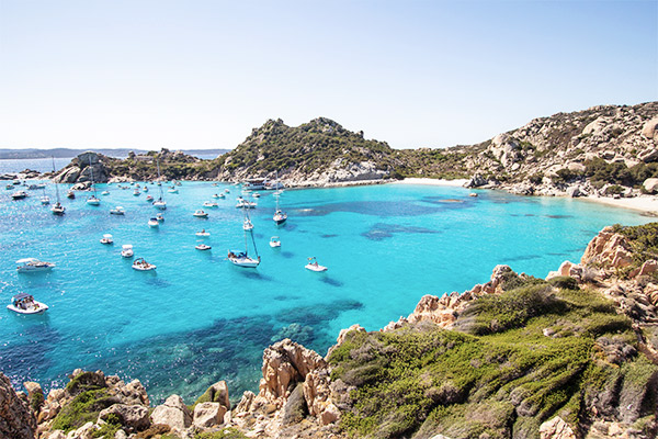 Strand Sardinien, Italien