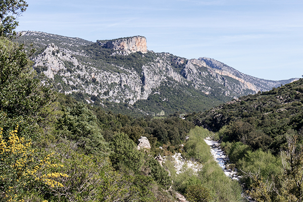 Wanderweg am Fluss Flumineddu im Supramonte Gebirge