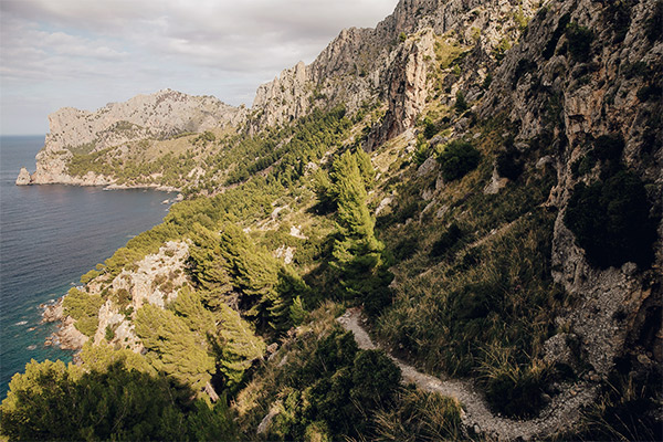 Schmugglerpfad entlang der Küste, Mallorca