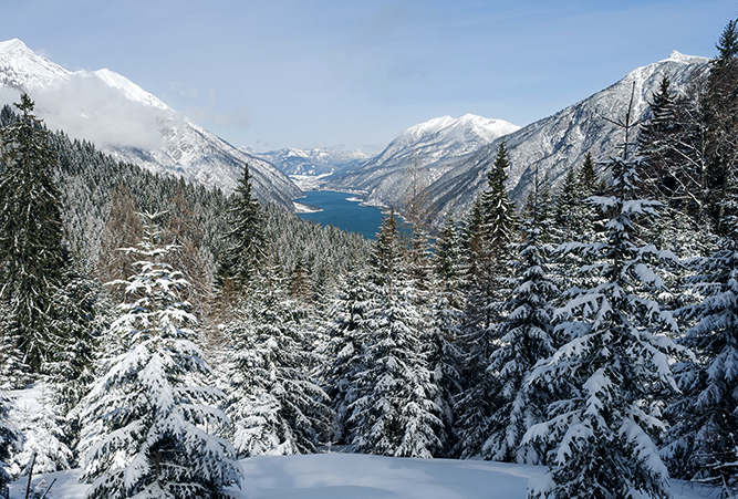 Winterlandschaft am Achensee