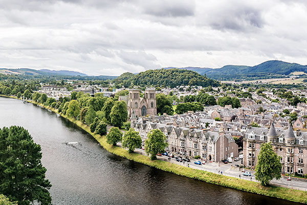 Die Stadt Inverness