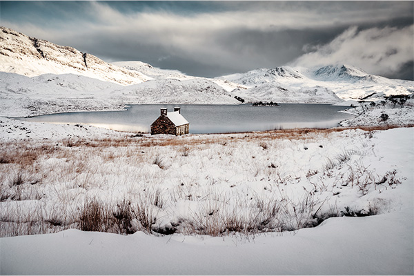 Loch Stack See im Winter