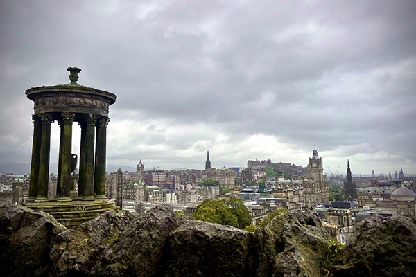 Calton Hill in Edinborough