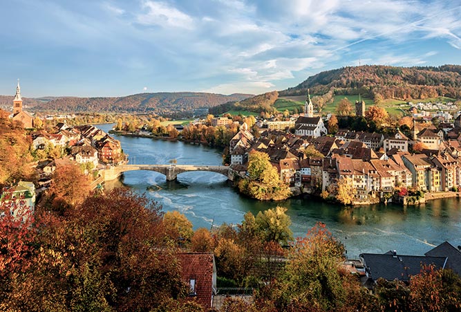 Lauffen bei Basel, Schweiz