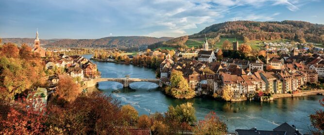 Lauffen bei Basel, Schweiz