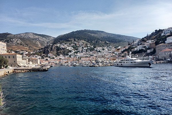 Hafen Hydra in Griechenland