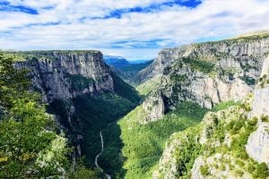 Sehenswürdigkeit Griechenlan, Vikos Schlucht, tiefste Schlucht der Welt.