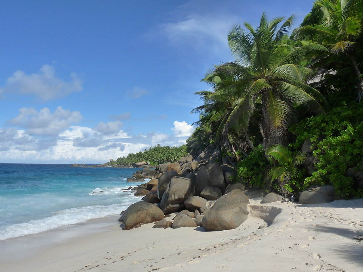 Anse Capuncins im Süden von Mahé