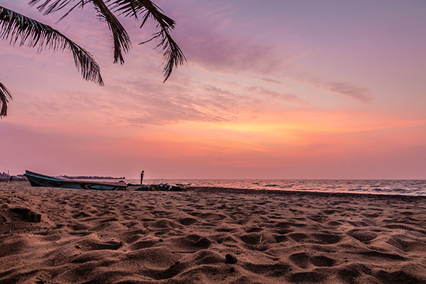 Sonnaufgang am Strand