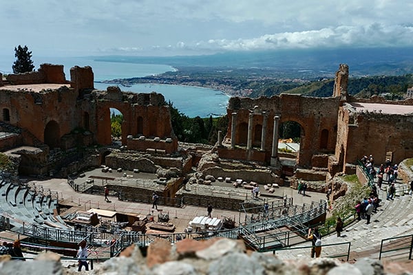 Antikes Amphitheater in Taormina
