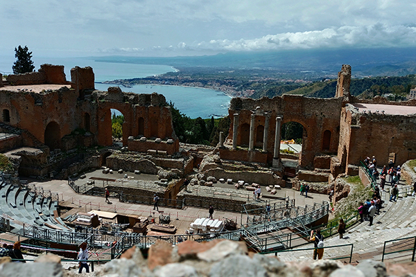 Antikes Amphitheater in Taormina