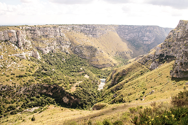 Blick in die Schlucht Cavagrande del Cassibile