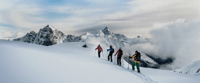 Skitourengeher in Kanada