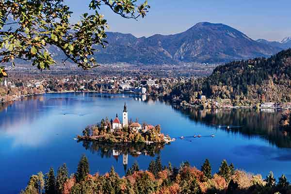 Aussicht auf den Bled-See