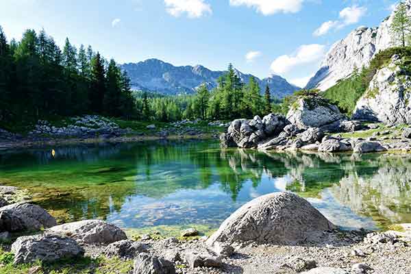 Landschaft im Triglav Nationalpark