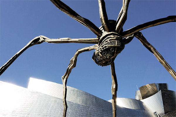 Spinne vor Guggenheim Museum, Bilbao Spanien