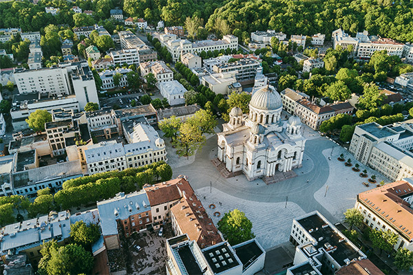 Stadtkern Kaunas, Litauen