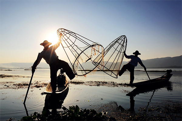 Stelzenfischer, Inle Lake Myanmar