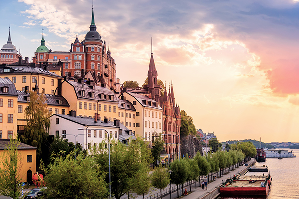 Stadtviertel Södermalm in Stockholm