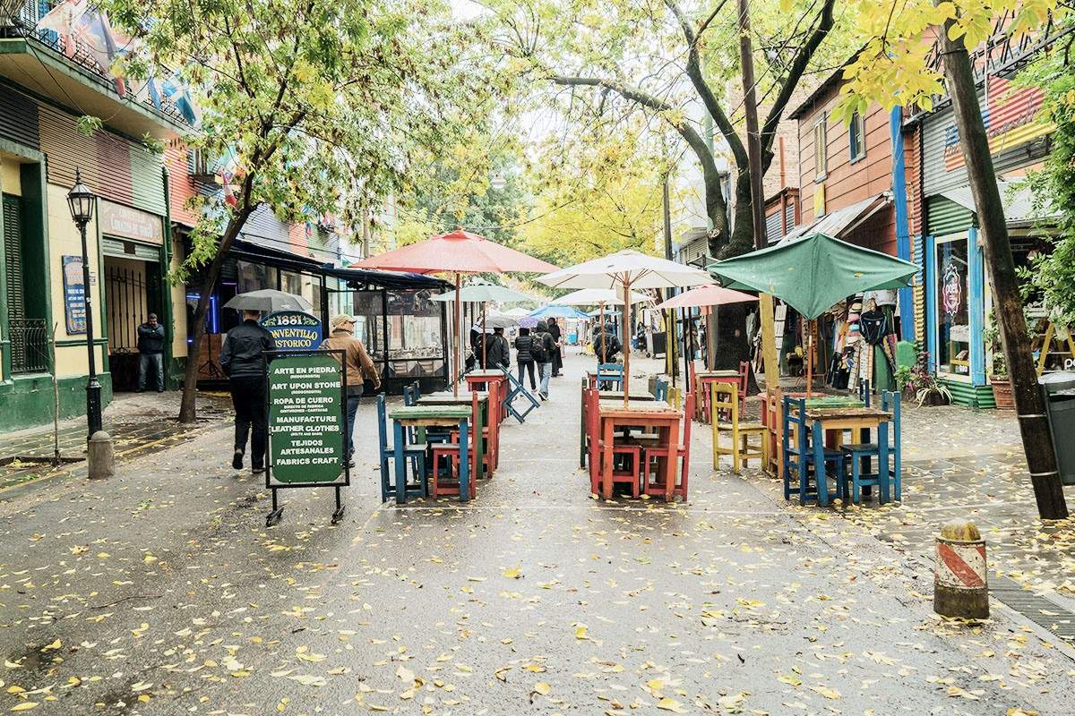 Straßen in Buenos Aires, Argentinien