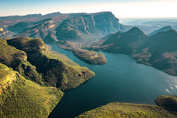 Der Blue River Canyon in Südafrika