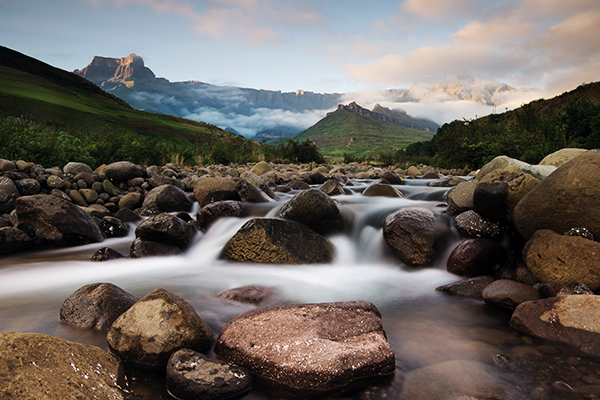 Drakensberge in Südafrika