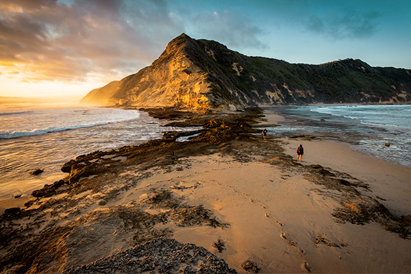 Gerickes Point Coastal Cliffs in Sedgefield auf der Garden Route