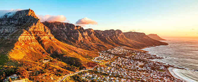 Kapstadt bei Sonneuntergang