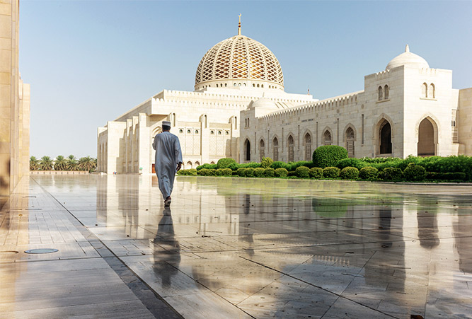 Sultan Qaboos Moschee, Muscat Oman
