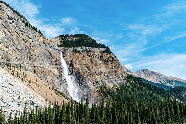 Die Takkakaw Falls im Yoho Nationalpark, Kanada