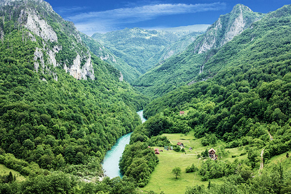 Tara Schlucht, Montenegro