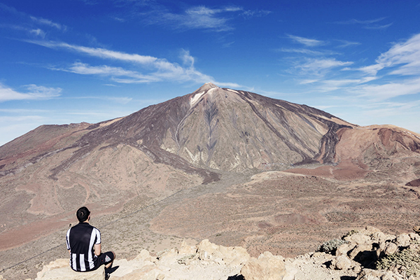 Ausblick bei einer Wanderung am Vulkan Guajara