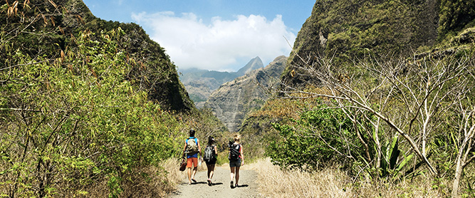 Wanderer auf La Réunion